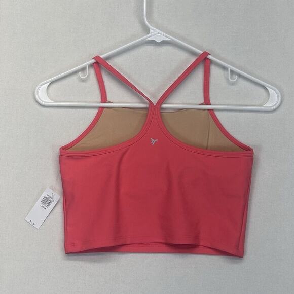 Old Navy NEW Powersoft Go-Dry Active Top Girls Large 10-12 Shelf Bra Orange NWT - Picture 6 of 7